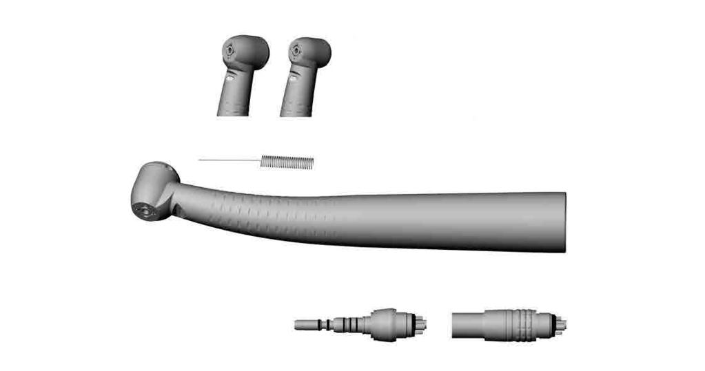 3. Popis výrobku Spojka Multiflex *, NSK * TG-98 LM/L N TG-97 LM/L N Tlačítko Rozprašovací trysky