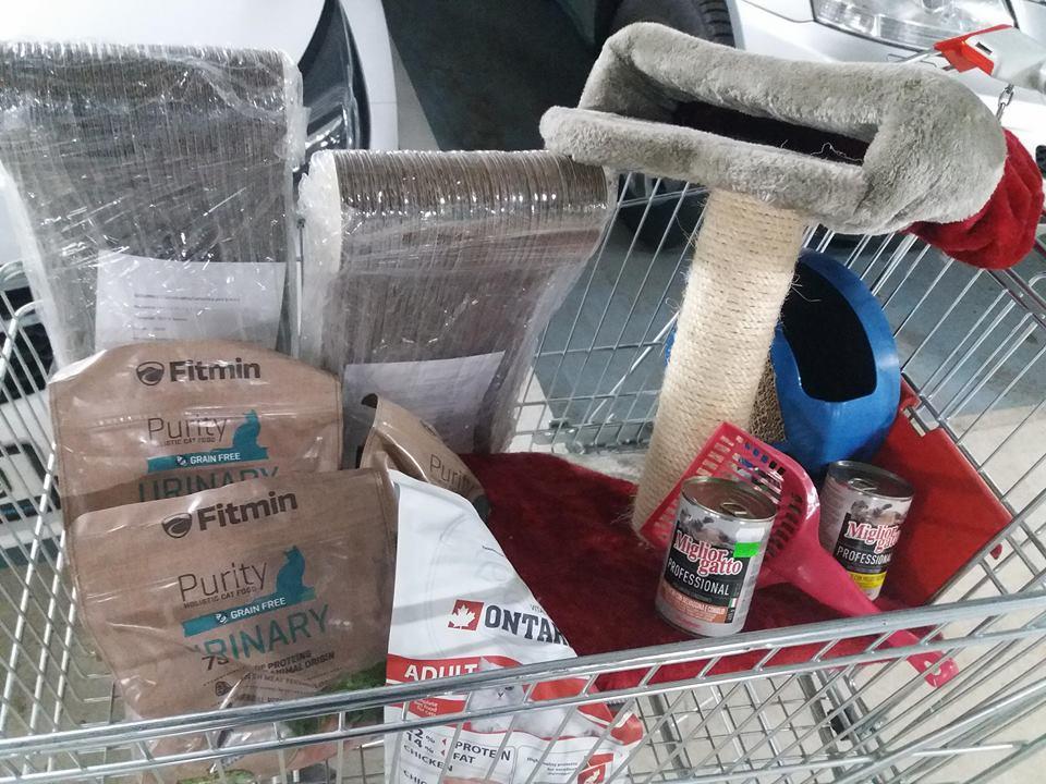Spolupracujeme též s několika Zverimexy, kde nám lidé mohou zanechat dary pro