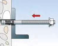 Svorníková kotva FAZ II VRTÁNÍ A ČIŠTĚNÍ OTVORU PRŮVLEČNÁ MONTÁŽ KOTVY S BĚŽNOU MATICÍ PRŮVLEČNÁ MONTÁŽ KOTVY S KLOBOUČKOVOU MATICÍ S POMOCÍ ŠABLONY h 2 h ef, max. t fix M max.