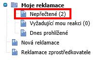 12.2 Zobrazení a odpověď na reklamaci Náhled již založených reklamací probíhá automaticky