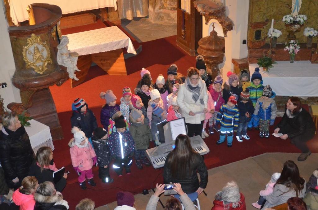 kostele 4. prosince již druhý adventní koncert, kde vystoupily děti ze zdejší mateřské školy a pěvecký sbor Krásky z Příbrami.