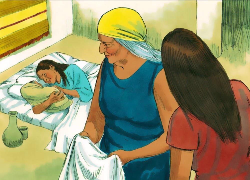 4) PORODNÍ BÁBY Exodus 1:15 Pak egyptský král přikázal hebrejským porodním bábám - jedna se jmenovala Šifra a druhá Púa 16 toto: Když pomáháte při porodu Hebrejkám, hleďte na porodní stoličku: