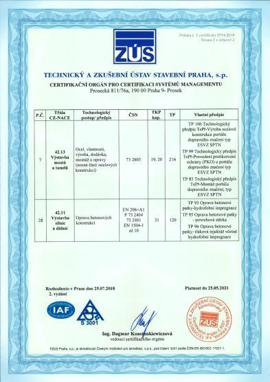 ISO 14001 ČSN OHSAS 18001