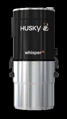 VYSAVAČOVÉ JEDNOTKY - SUCHÉ SÁNÍ HUSKY Whisper 2 WSP-280I-EU-H 10 ks 80 m Bypass motor - vysoká zátěž 25 let záruka Extra tichá, inteligentní a výkonná vysavačová jednotka poskytující nejvyšší výkon