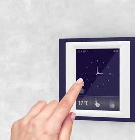 Čím lze ovládat systém inels: nástěnný ovladač klíčenka dálkový ovladač dotyková jednotka mobilní aplikace TV aplikace Dotyková jednotka Smartphone Smart TV bezdrátová dotyková jednotka pro