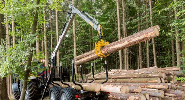 Nakládací ramena Výhody Nakládací ramena Trejon Multiforest se vyznačují optimální geometrií, která zaručuje lepší ovladatelnost, vyšší nosnost ve všech polohách a zároveň flexibilní přepravní délku.