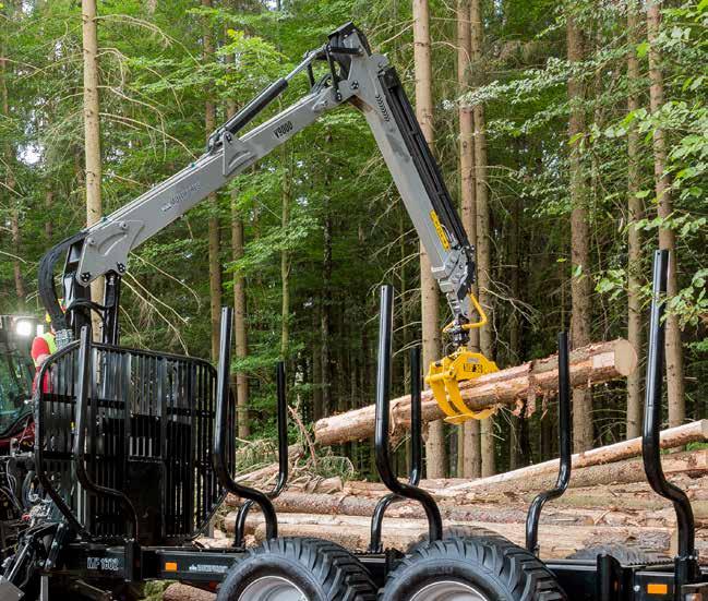 Rameno S-line Lesní ramena S-line jsou volbou pro profesionálního uživatele, který nakládá velké množství dřeva v rámci dlouhých pracovních dnů.