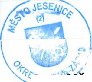 MĚSTO JESENICE evidenční číslo smlouvy SoVB_CEZd_0035_r01 v01 ^gprav^esto Jesenice, IC 00241318, DIC CZ00241318, plátce DPH sídlo: Budějovická 303, 25242 Jesenice ID datové schránky: 3nzb42m, email