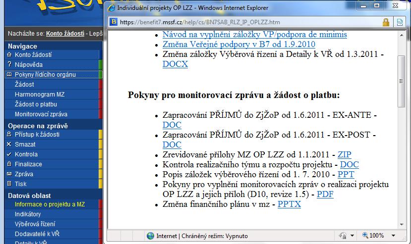 Dále musí sedět i mezery v názvech v rozpočtu projektu a RT. Řádně si proto mezery (před, za a mezi) zkontrolujte.