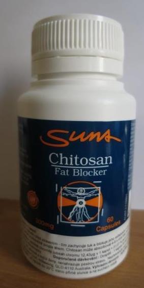 Příklady kontrolních zjištění (4) Suns Chitosan Fat Blocker, CHITOSAN vláknina Potravina byla ošetřena ionizujícím zářením, informace o použití ionizujícího záření nebyla
