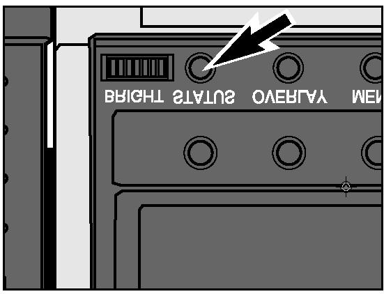 Nastavení elektronického hledáčku Tlačítko STATUS (Stav) V režimu Záznam snímků se po stisknutí tlačítka STATUS (Stav) zobrazí okno s informacemi o stavu a nastavení fotoaparátu.