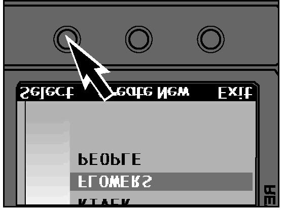 Vyberte snímek zařazený do skupiny (stránka 45) a stiskněte tlačítko MENU (Nabídky). 3. Levým nebo pravým tlačítkem křížového přepínače zvolte nabídku Edit (Úpravy).