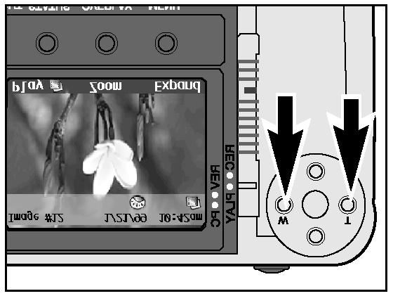 Přepněte fotoaparát do režimu Procházení snímků. Přesuňte přepínač režimu činnosti do polohy PLAY. 1.