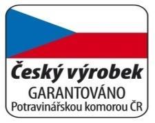 Český výrobek garantováno Potravinářskou komorou ČR Chráněná značka Potravinářské komory ČR, důraz na původ, 14 kategorií potravinářských produktů hodnoceno jednou měsíčně, logo je udělováno