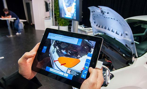 Návodka letadlové společnosti Boeing Obrázek 2-17 Ukázka návodky MARTA [31] Příkladem využití virtuální návodky je i montáž letadel Boeing.