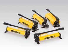 Hydraulická čerpadla Enerpac HYRAULICKÁ RUČNÍ ČERPALA HLINÍKOVÉ RUČNÍ ČERPALO KOMPAKTNÍ HYRAULICKÁ RUČNÍ ČERPALA lehké provedení; odolná proti nárazu a korozi dvojstupňové provedení umožňuje rychlé a