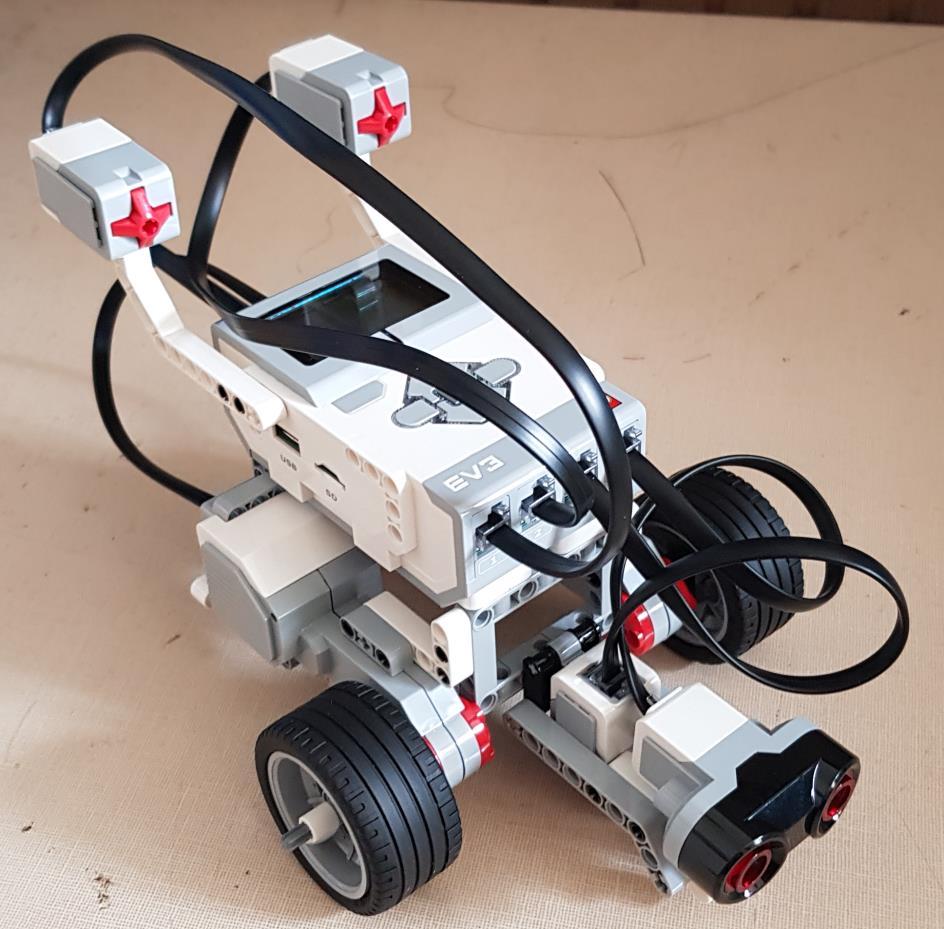 Programování robota přímo z kostky - bez připojeného počítače
