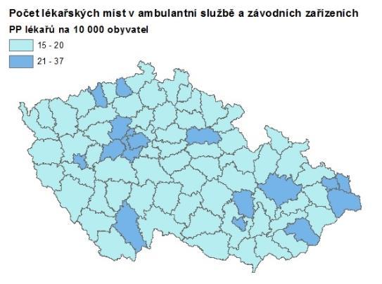 Přepočtený počet lékařů