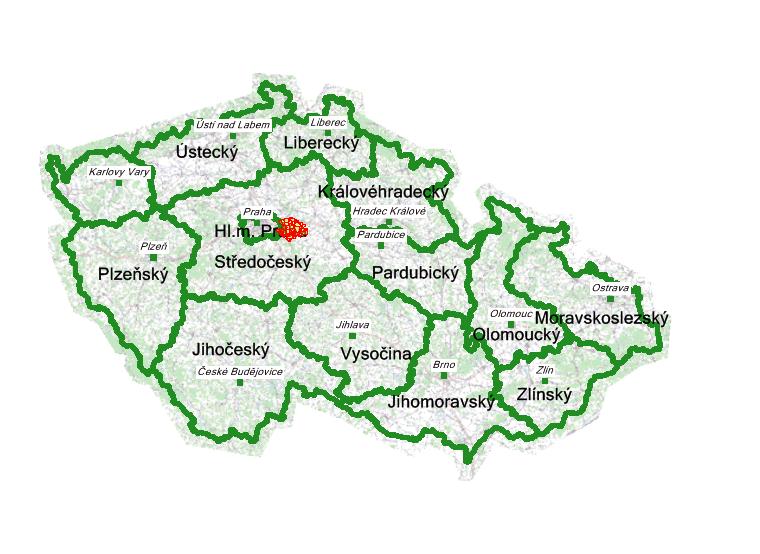 2 ANALÝZA ÚZEMÍ 2.1 Vymezení a geografická poloha MAS Pošembeří leží ve Středočeském kraji (NUTS II Střední Čechy).