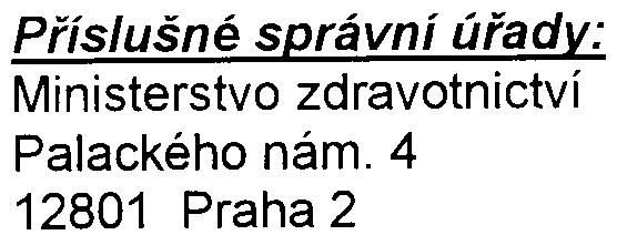 Rozdìlovník k è.j. MHMP-76920/0lPNI/EIA/O13-7/Vac Dotèené územní samosljrávné celky: Hl. m. Praha RNDr.