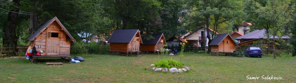 spaní: kemp Eko selo Boračkovo jezero,ve stanech.