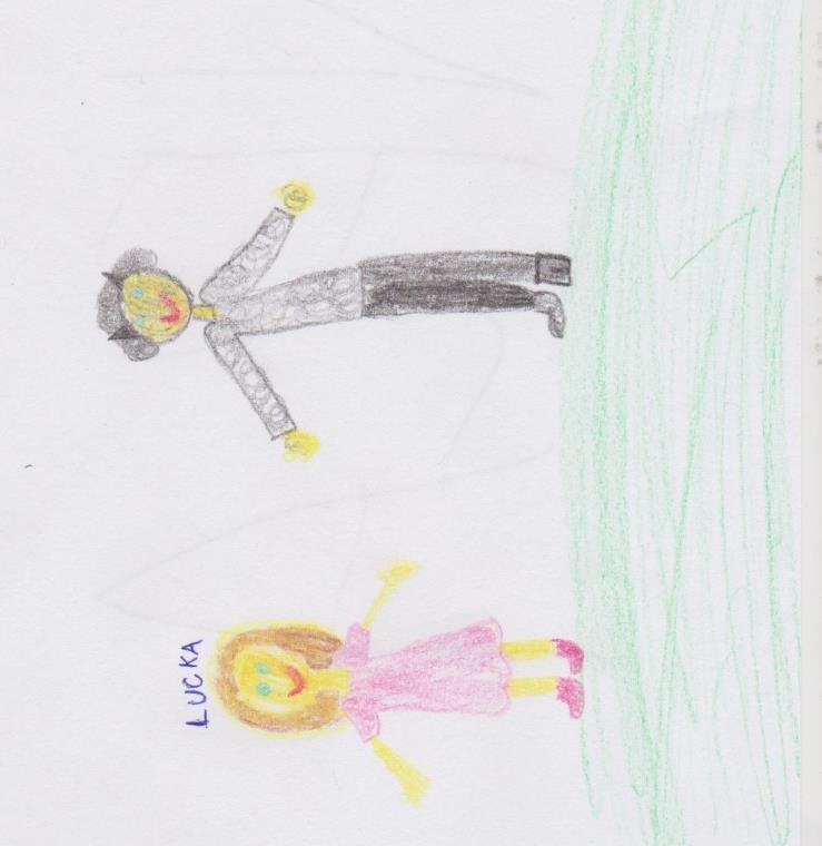Čert na zahrádce Žila, byla jedna maminka Katka, a ta maminka měla krásnou holčičku jménem Lucinka. Lucinka měla devět let, ale nebyla jenom andílek, ale uměla i hodně zlobit.