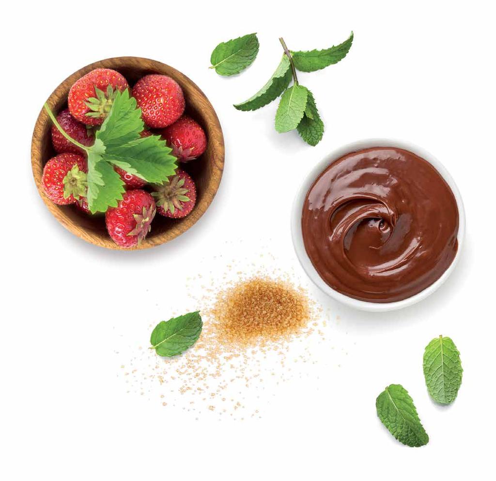 DEZERTY Sezónní krájené ovoce s divokou mátou, Ricard pastisem a citrusy Čokoládové brownies s madagaskarskou vanilkou (1, 3, 5, 6, 7, 8, 11) Jahodová panna cotta s mátou (6, 7) Cheesecake s