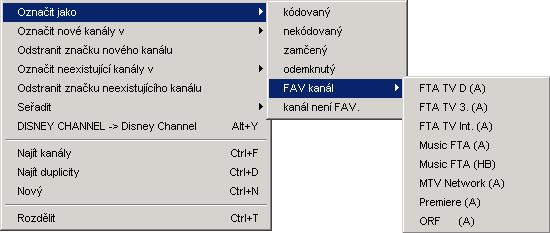 Další z možností, jak vymazat kanál, je vybrat kanál a stisknout tlačítko Delete na vaší klávesnici. Pomocí Kopírovat můžete zkopírovat kanál a vložit jej jinam.