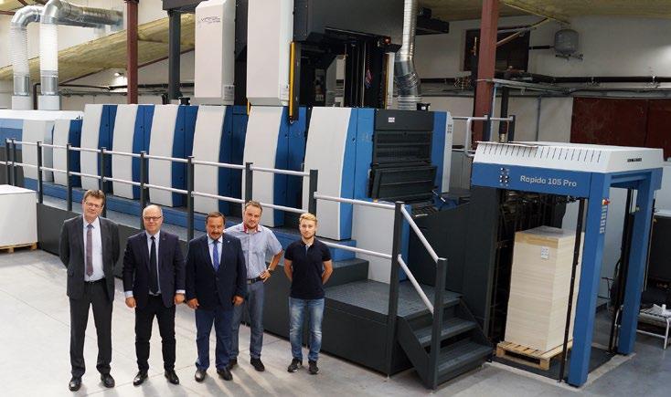 Koenig & Bauer Sheetfed Po českých vysokoškolácích zavítali do výrobního závodu Koenig & Bauer Sheetfed i studenti z Polska Studenti polských polygrafických škol v Radebeulu Dne 23. a 25.