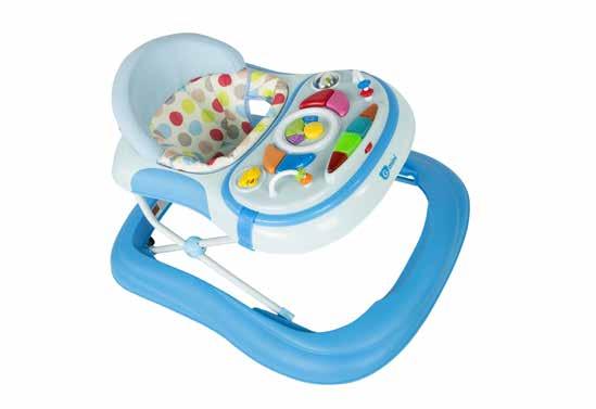 Seat with practical handle.