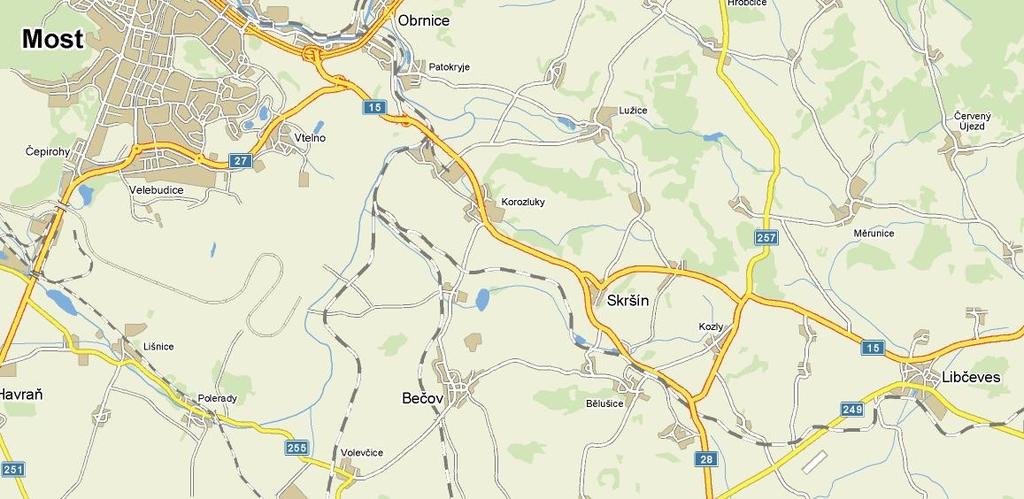MAPA ŠIRŠÍCH VZTAHŮ PŘÍLOHA Č.