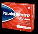* 4,- 5,- Panadol Extra Novum 5mg/65mg 3 potahovaných tablet Panadol Extra Novum působí při mírné až středně silné bolesti hlavy včetně migrény, bolesti zubů a při menstruaci a bolesti svalů, kloubů