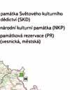 VÝSLEDKY Dotazníkové šetření Dotazníkové šetření mělo přispět k základnímu rozdělení objektů a území do kategorií neohrožené a ohrožené ve smyslu působení antropogenních vlivů na památky, v naší