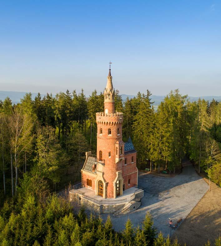 SERIÁL Na skok do lesa Pseudogotická kráska Vary rakouská korunní princezna Stephanie.