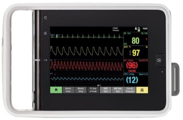 EKG a tiskárnou Anesteziologický přístroj Transportní ventilátor Resuscitační ventilátor 3.