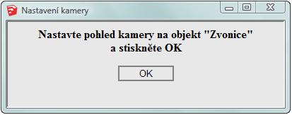 Zásuvný modul TIS Nastavení pohledu kamery po nastavení atributů pro potřeby nástroje Tabulka pomocí běžných