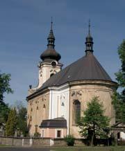 Arnoltice, kostel Nanebevzetí Panny Marie Arnoltice, okres Děčín; www.farnost-decin.cz bohoslužby: pátek 19.15 h (kaple na faře) Stávající kostel byl postaven v letech 1757-1758 J. V. Koschem.