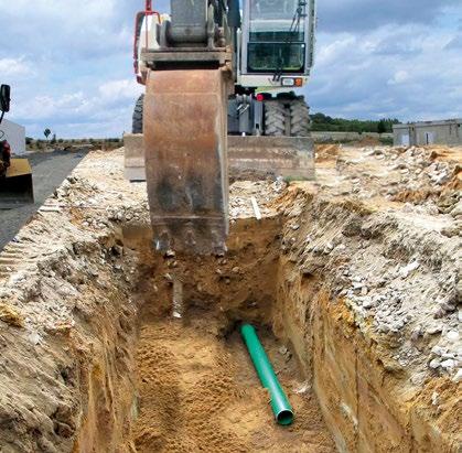 Kruhová tuhost měřená podle ČSN EN ISO 9699 činí 10 kn/m 2. Z tohoto důvodu lze systém KG 2000 používat i za extrémních podmínek zatížení těžkou dopravou (SLW 60) při zásypu výšky 0,5 m.