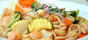 vegetables, mushroom Kuřecí / Chicken 130,- Krevety a sépie 2 / Shrimp and cuttlefish 140,- Tofu 6 /