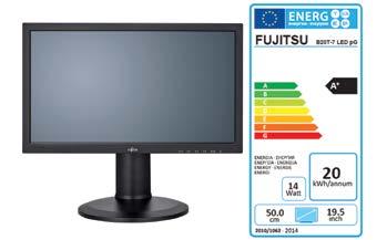 Datasheet FUJITSU Monitor B20T-7 LED progreen Všestranný monitor: 19,5 (49,53 cm), širokoúhlé zobrazení Snadné používání Monitor FUJITSU B20T-7 LED progreen s podstavcem 4v1 nabízí nejlepší ergonomii