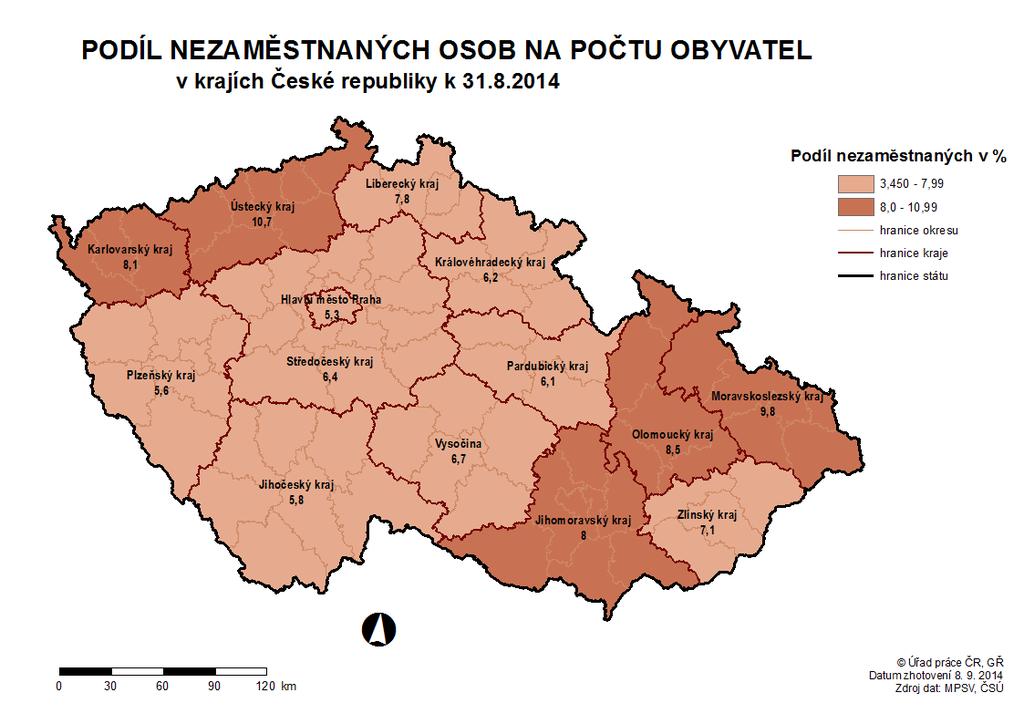 Měsíční zpráva o situaci a trhu práce Úřad