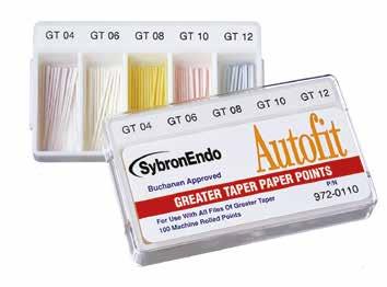 Autofit papírové čepy Autofit papírové čepy vyvinuty Dr. L. Stephenem Buchananem jsou nedílnou součástí systému Autofit.