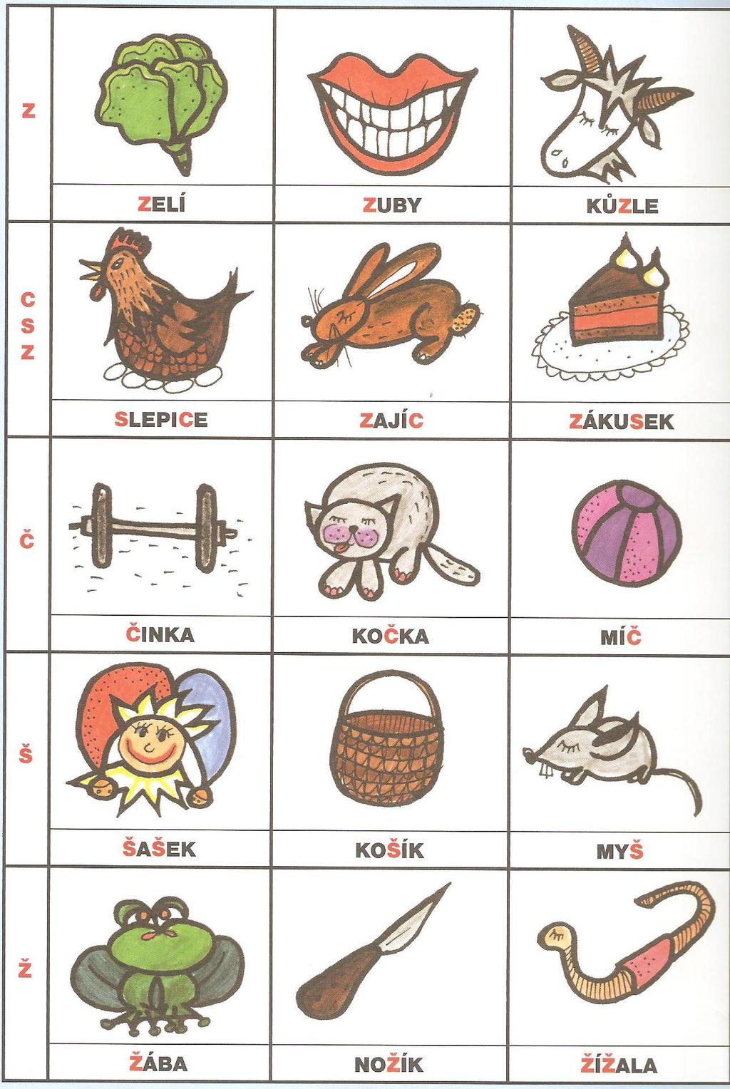 PŘÍLOHA 2 vyšetření artikulace 5.