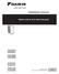 Installation manual. Outdoor unit for air to water heat pump ERHQ011BAV3 ERHQ014BAV3 ERHQ016BAV3 ERHQ011BAW1 ERHQ014BAW1 ERHQ016BAW1