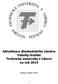 Aktualizace dlouhodobého záměru Fakulty textilní Technické univerzity v Liberci na rok 2014