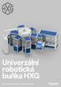 Univerzální robotická buňka HXG. Vyvinuto a patentováno v ACAM Solution