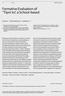 Formative Evaluation of Típni to, a School-based