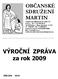 VÝROČNÍ ZPRÁVA za rok 2009