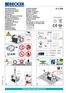 AIR U /42/EG 取扱説明書 사용설명서 使用说明书.   MAX. VACUUM. mbar MAX. V. LpA = 72 db(a) - 50Hz LpA = 74 db(a) - 60Hz