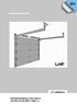 NÁVOD K MONTÁŽI LHF. SEKČNÍ GARÁŽOVÁ VRATA DELTA KOVÁNÍ LHF DO ŠÍŘKY 4800 mm